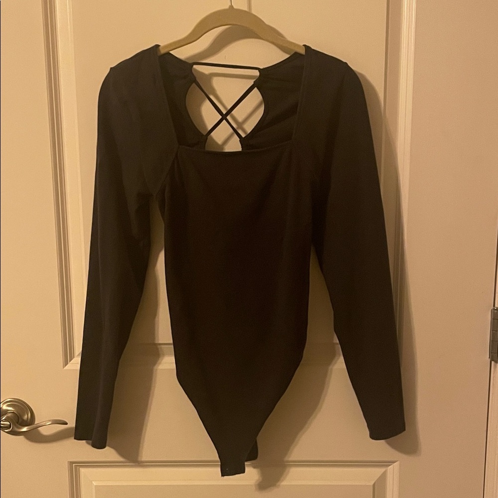Black Long Sleeve Bodysuit